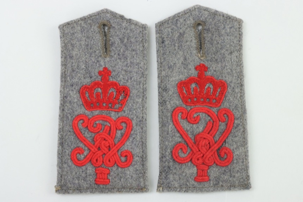 Königs-Ulanen-Regiment (1. Hannoversches) Nr. 13 fieldgrey shoulder boards