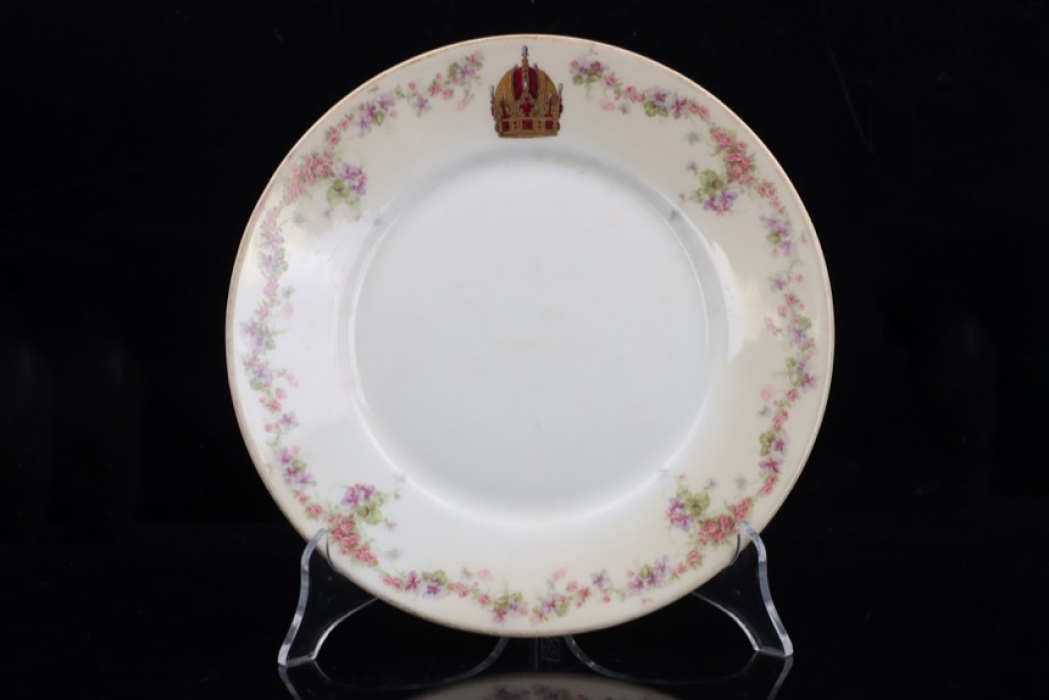 Porcelain plate "Kaiserhaus" Austria Ernst Wahliss Wien