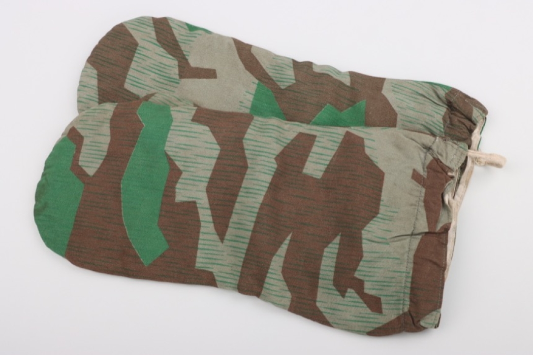 Wehrmacht splinter camo winter mittens - RB-numbered