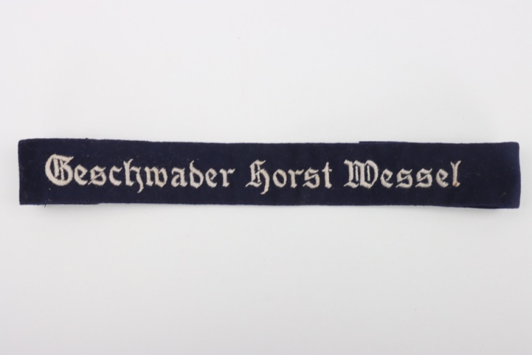 Luftwaffe cuff title "Geschwader Horst Wessel" - EM/NCO type