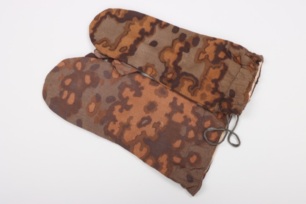 Waffen-SS "oak leaf" camo winter mittens