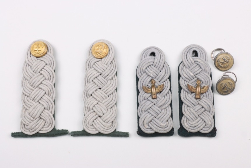 Kriegsmarine Küstenartillerie officer's shoulder boards