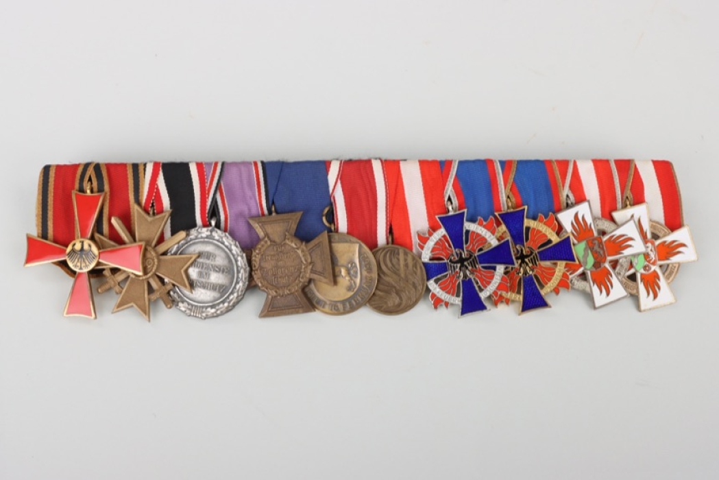 Impressive 10-place medal bar - 1957 type