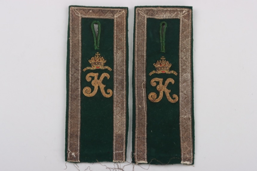 k.k. Tiroler Landesschützen shoulder boards for an Oberoffizier