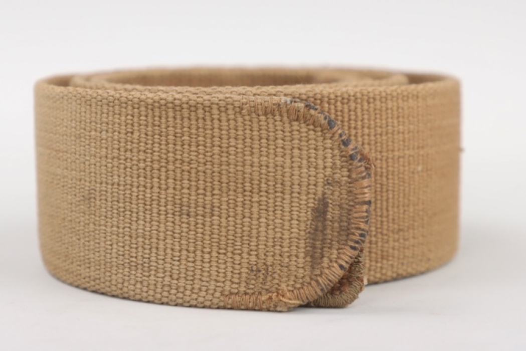 Wehrmacht tropical webbing belt