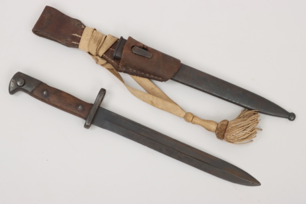 WWI Prussian bayonet 71/84 with frog and knot - Weyersberg