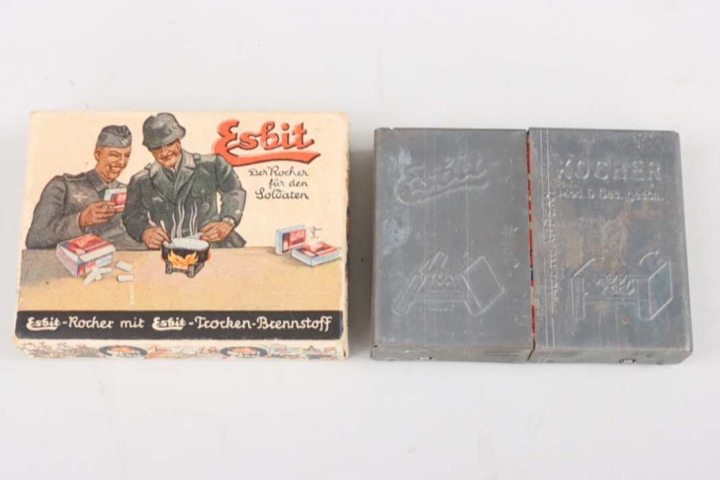 Wehrmacht unissued "Esbit" field cooker in box