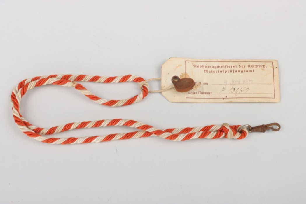 HJ Kameradschaftsführer lanyard with RZM seal (sample)