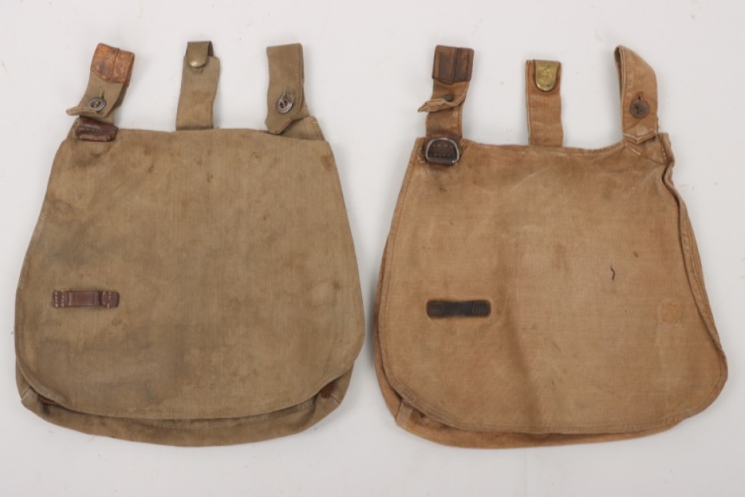 2 x WWI M1915 bread bag