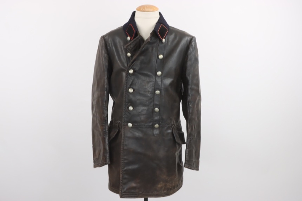 WW1 German motorcyclist's leather jacket - 1913