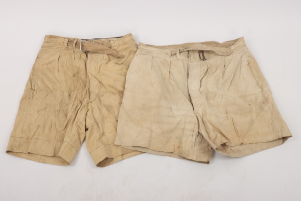 2x Luftwaffe tropical shorts