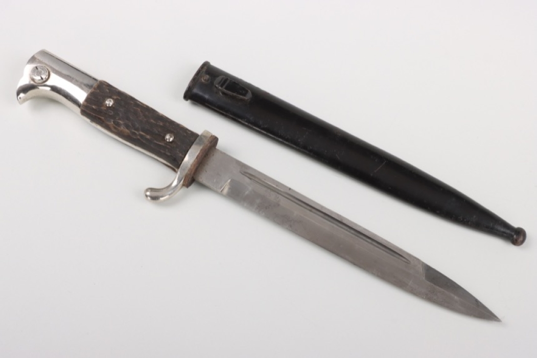 Wehrmacht dress bayonet KS 98 with artificial horn grip scales