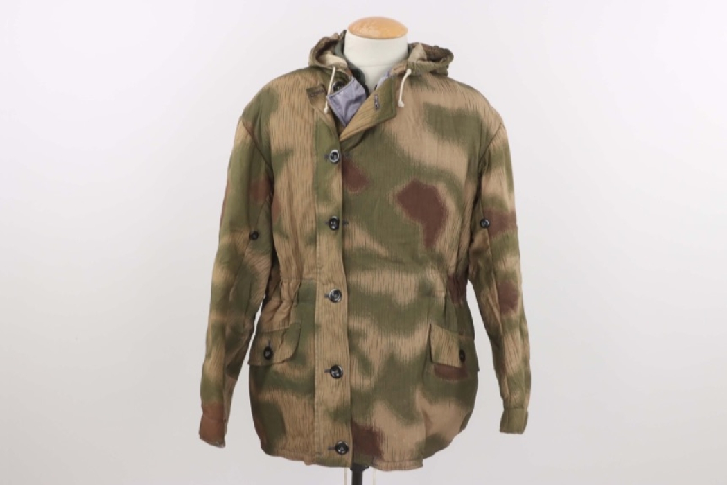 Wehrmacht non-reversible winter parka  - tan & water camo