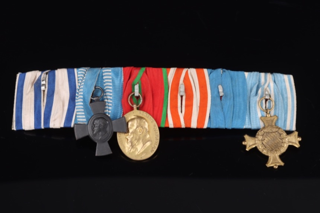 Bavarian Medal bar for 6 decorations