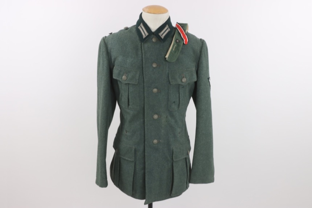 Heer Infantry M36 field tunic with factory tag