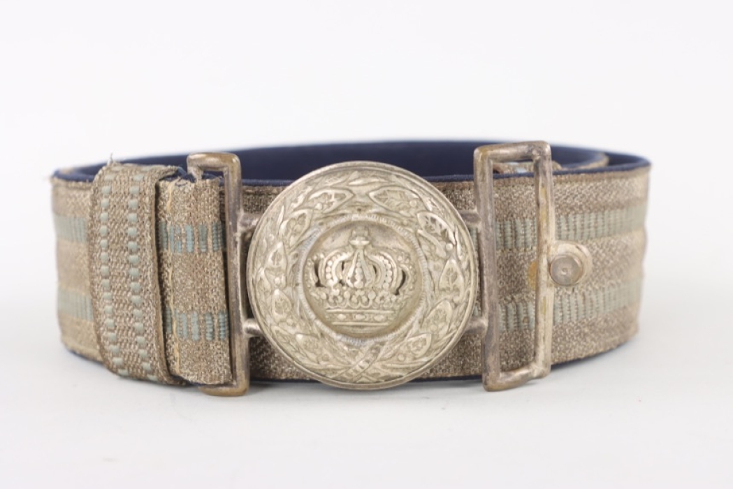 Bavaria buckle (officer) with brocade belt