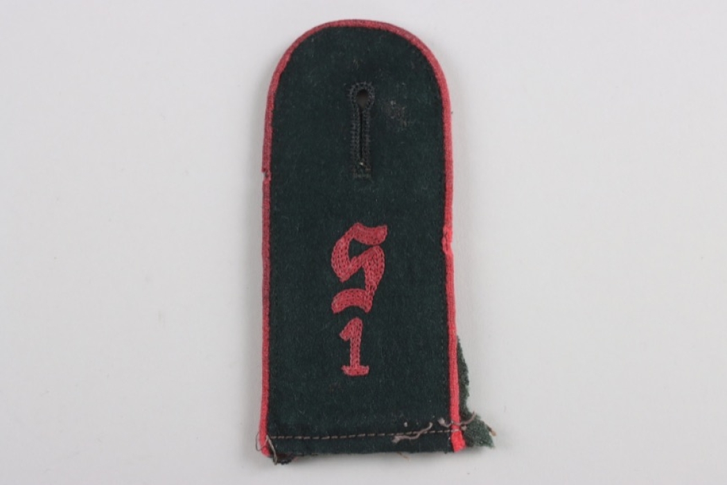 Heer shoulder strap for EM of Schützen Regiment 1