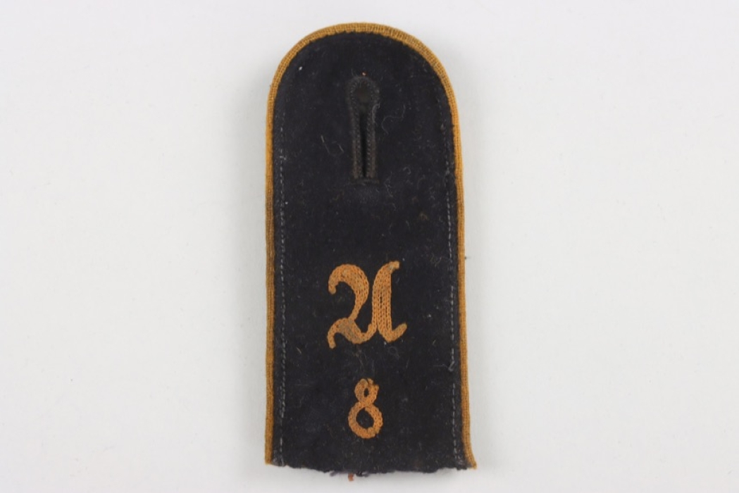 Heer shoulder strap for EM of Aufklärungs Abteilung 8