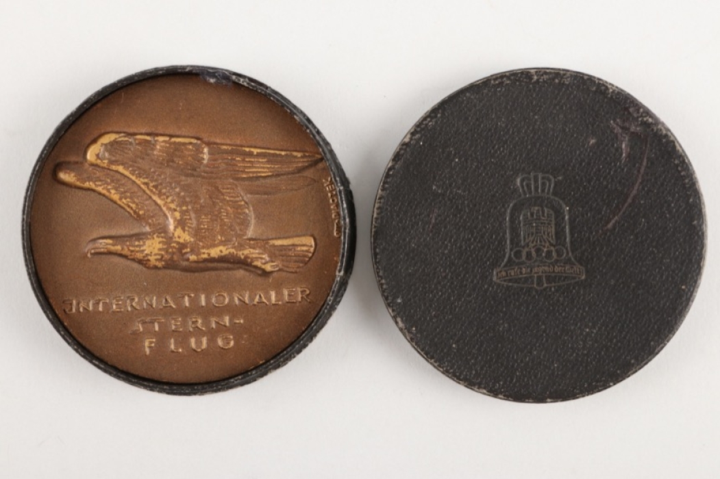 Olympic Games 1936 - Medal on Rally Flight to Berlin