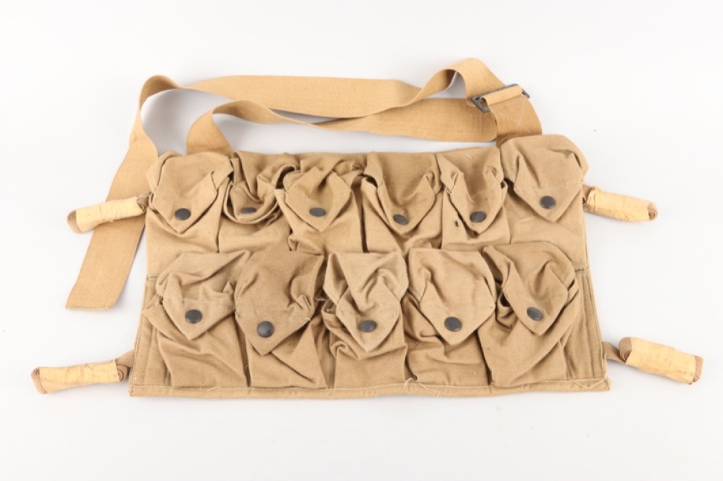 U.S. WWI KHAKI CANVAS AMMUNITION VEST