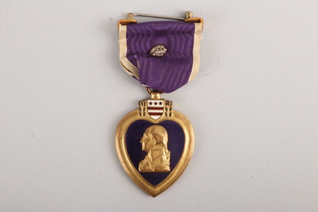 Purple Heart with engraving "John W Askren"