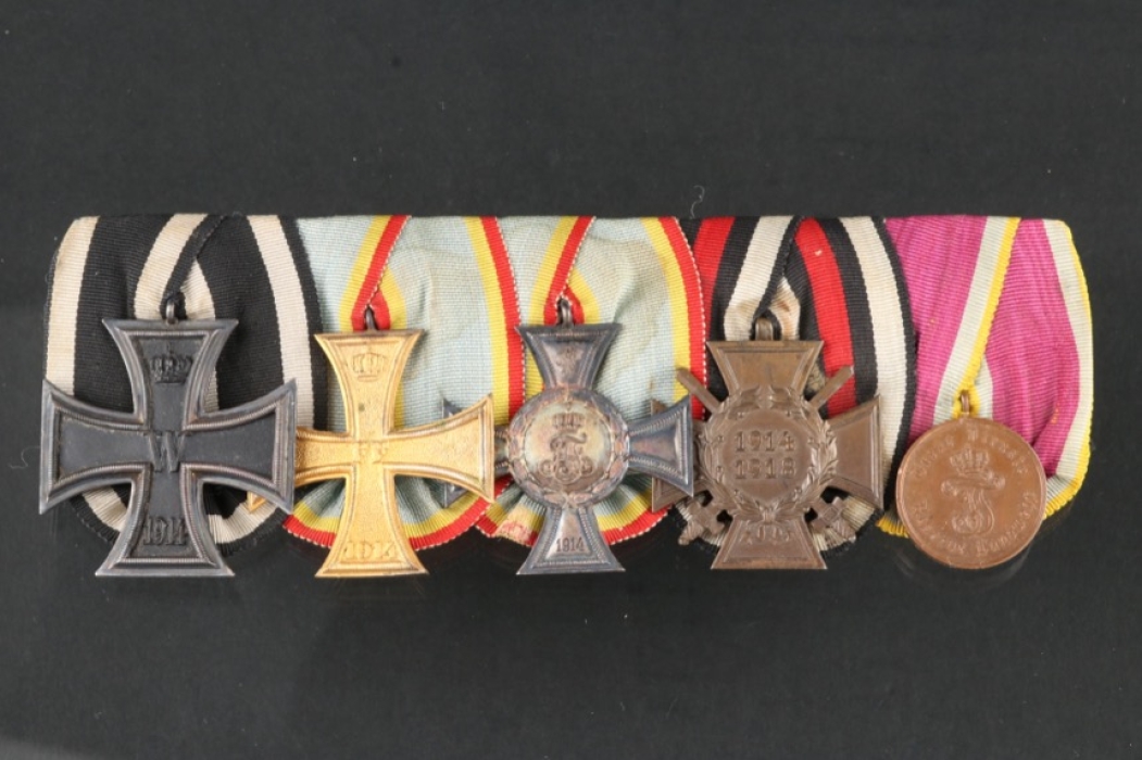 Medal bar of a brave Mecklenburger