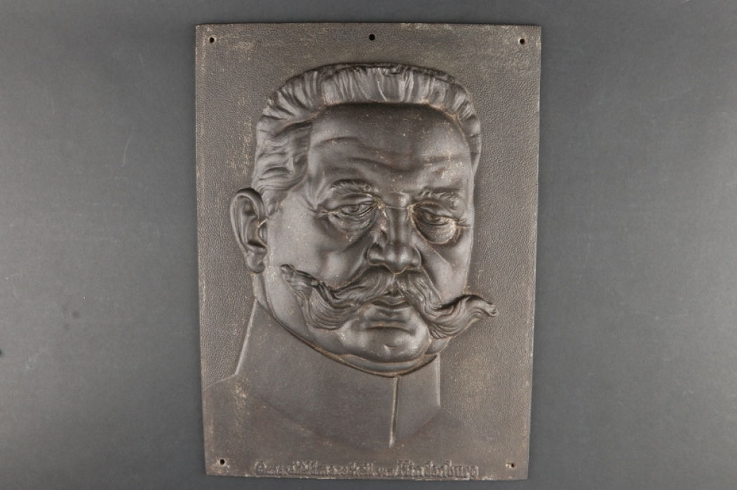 Cast Iron Hindenburg Plaque