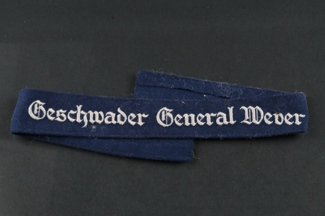 Luftwaffe cuff title "Geschwader General Wever"