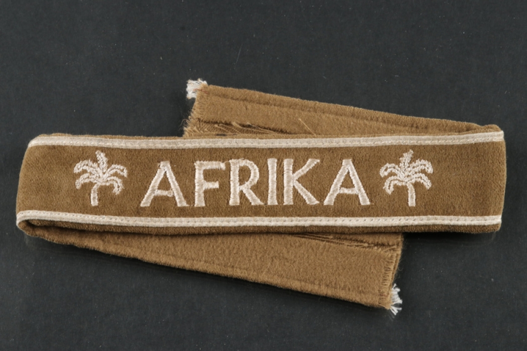 Postwar Cuffband "AFRIKA" - Stamped