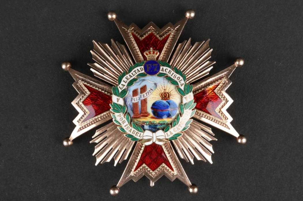 Spain - Order Isabelle the Catholic Grand Cross Star