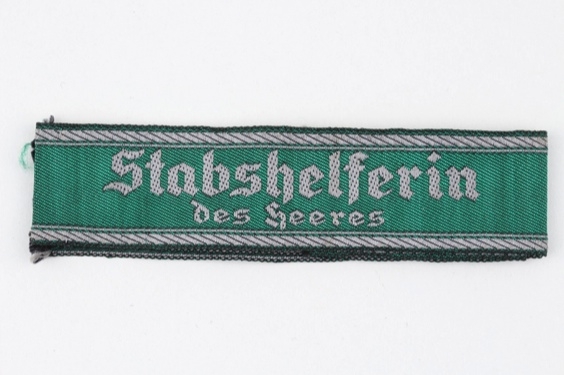 Cuffband STABSHELFERIN DES HEERES