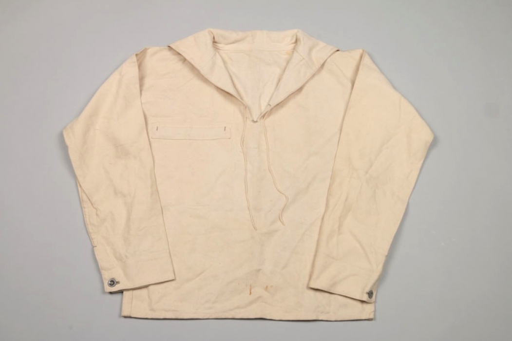 Kriegsmarine white work drill shirt