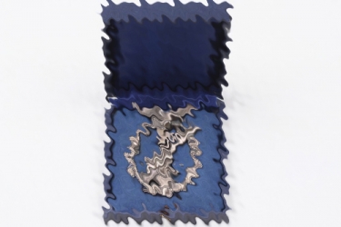 Luftwaffe Flak Badge in case - "ball-hinge"