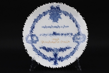 Korvettenkapitän Otto Schuhart  - personal MEISSEN plate