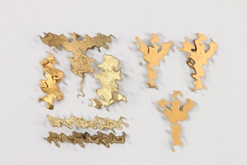 Third Reich various collar tab badges 