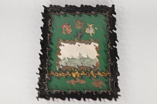 Kriegsmarine "Prinz Eugen" framed medal grouping