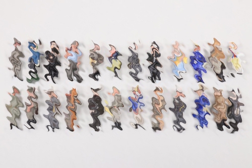 24 + Third Reich WHW porcelain figures