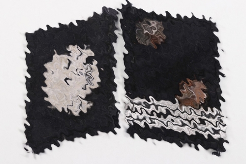 Waffen-SS "Totenkopf" collar tabs - SS-Sturmscharführer