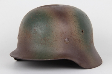 Luftwaffe M40 Normandy camo helmet EF64 