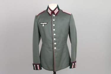 Heer Nebeltruppe parade tunic to Lt. Bremer