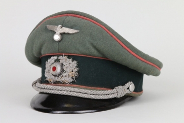 Heer Panzer officer's visor cap 