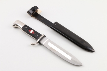 Unissued HJ knife with motto - M7/13 Schüttelhöfer 