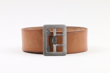 Luftwaffe brown officer's belt - DRP