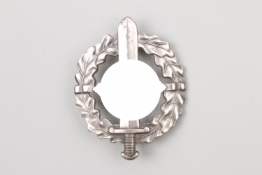 SA Sports badge in silver - W.Redo