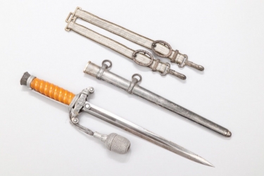 Major Feichtmayer - Heer officer's dagger + hangers (Eickhorn)