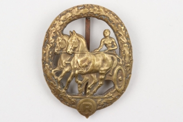 German Horse Drivers Badge in bronze