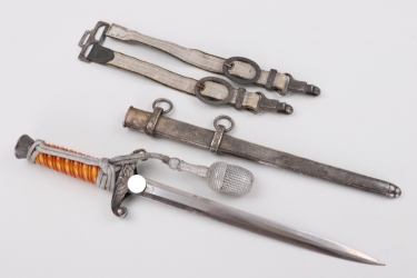 Heer officer's dagger with hangers & portepee - Höller