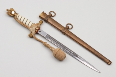 Kriegsmarine officer's dagger with portepee - WKC