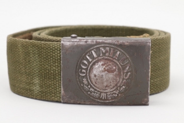 Heer EM/NCO field buckle with tropical belt