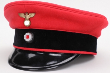 Third Reich Reichsbahn visor cap for supervisors